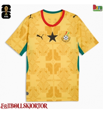Ghana Borta Kläder Barn VM 2026 Kortärmad (+ Korta byxor)